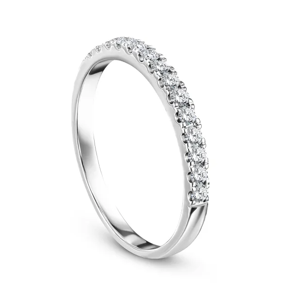 CR3955 - 18k white gold diamond twins - CR3955