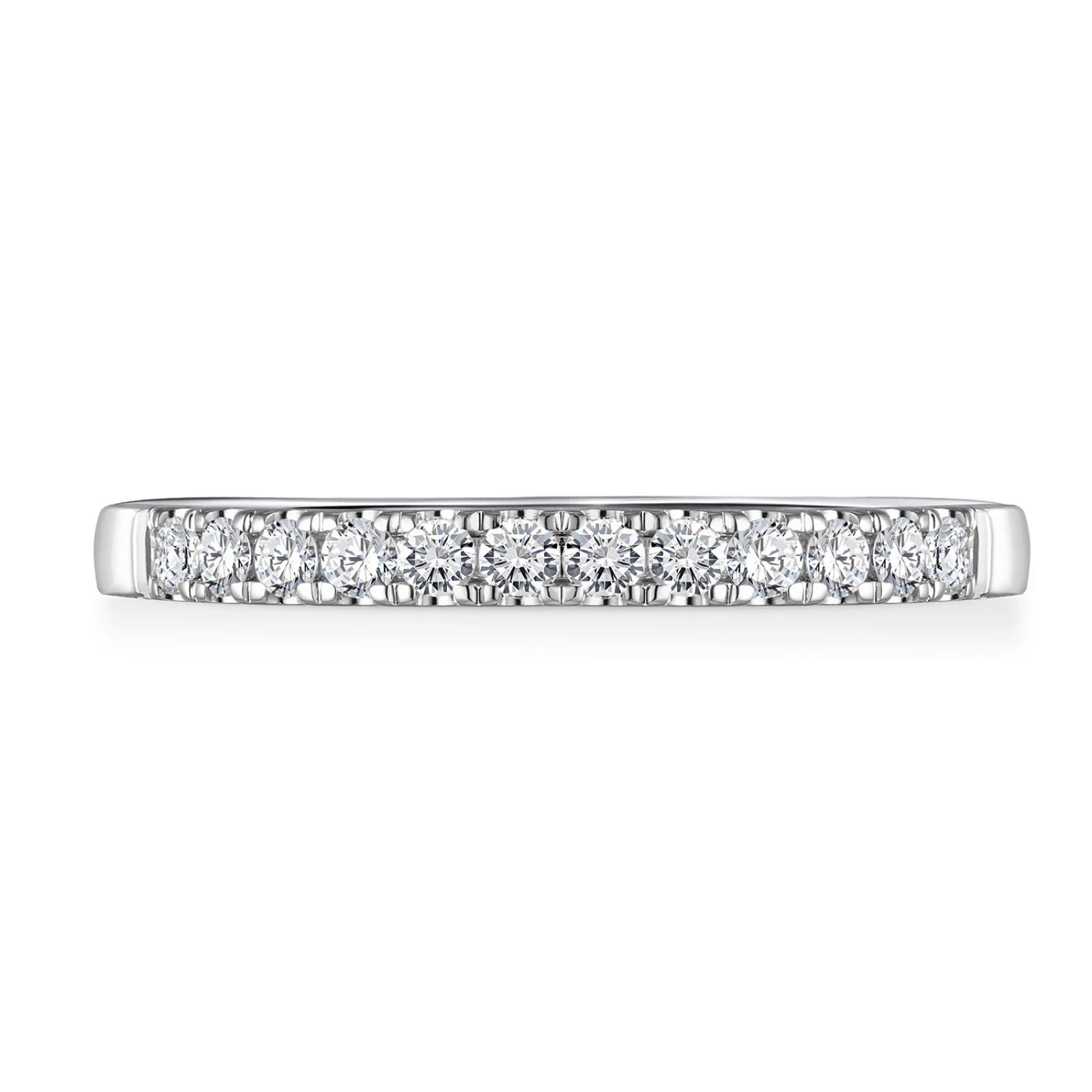 CR3954 - 18k white gold diamond twins