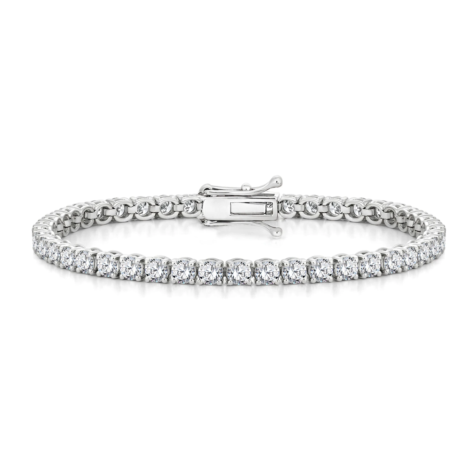 CB1761 - 18k white gold diamond bracelet