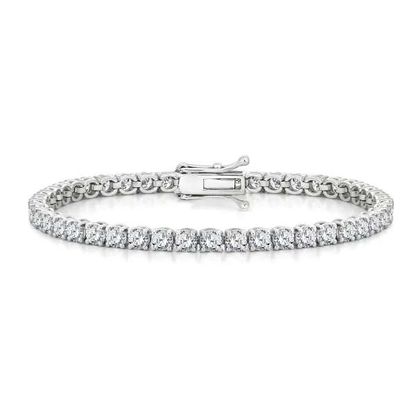 CB1761 - 18k white gold diamond bracelet