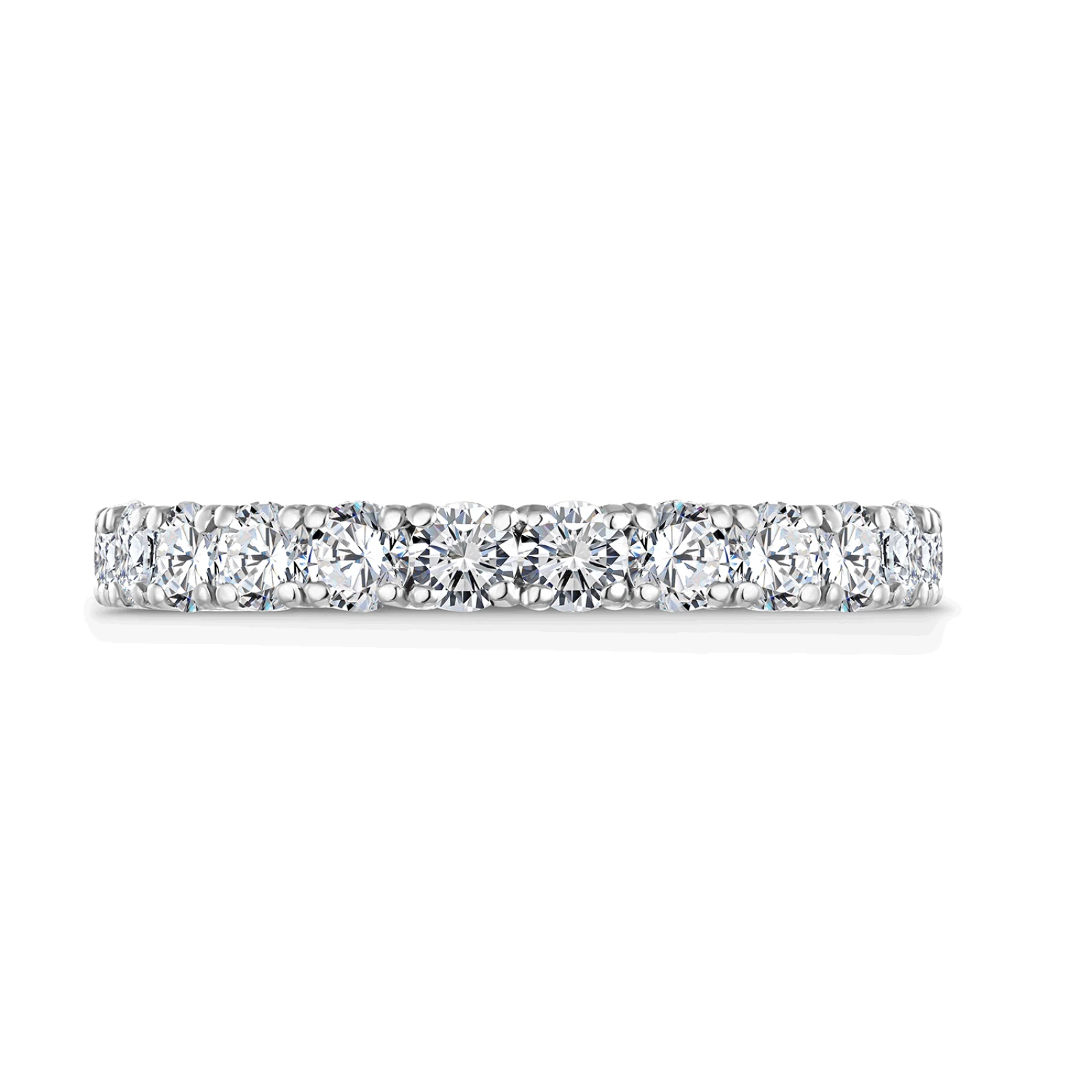 CR3963 - 18k white gold diamond ring