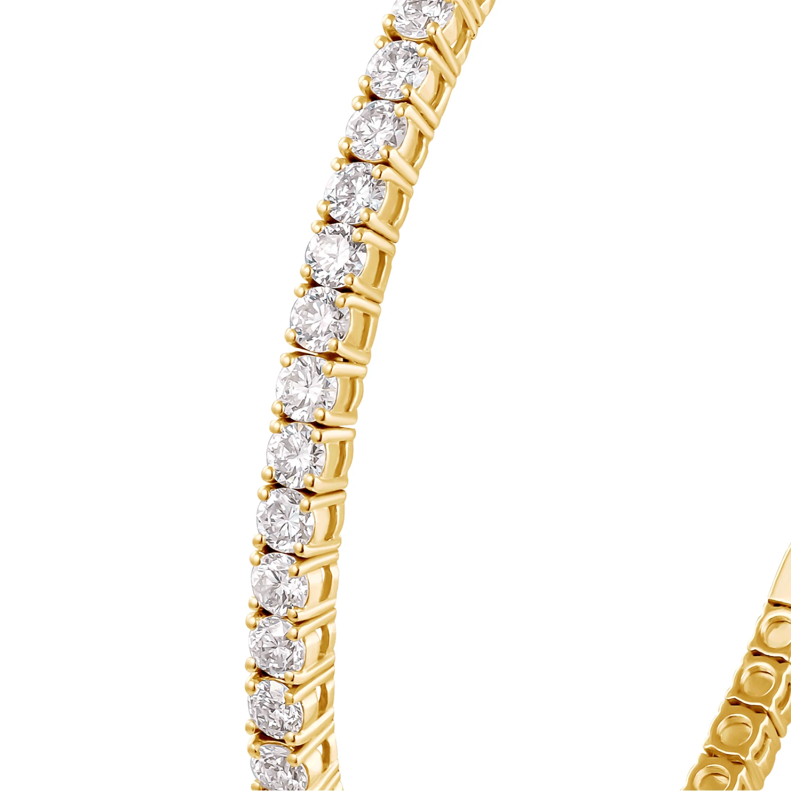 cb1800 - 18k rose gold diamond bangel